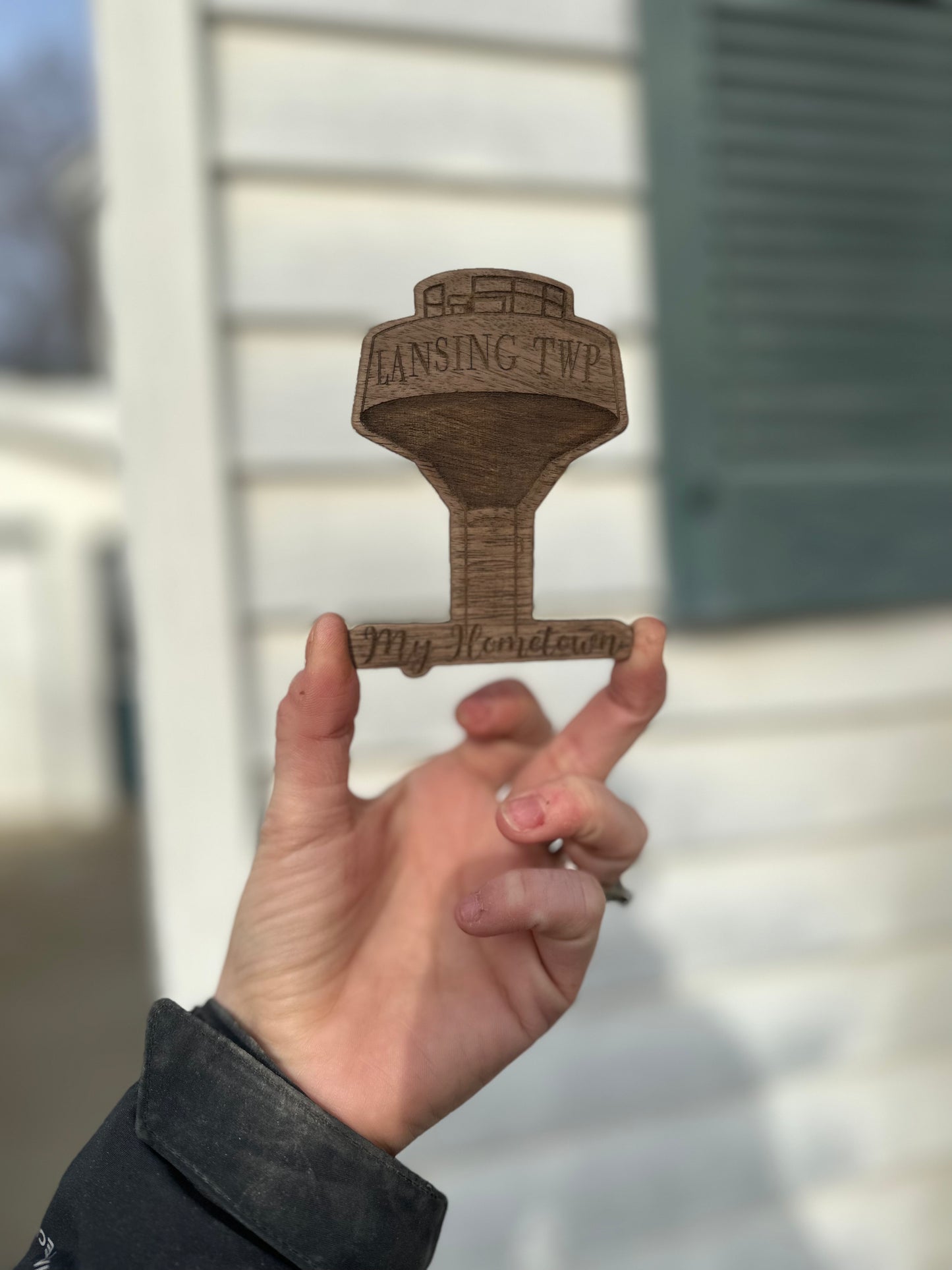 “My Hometown” Custom Water Tower Magnet